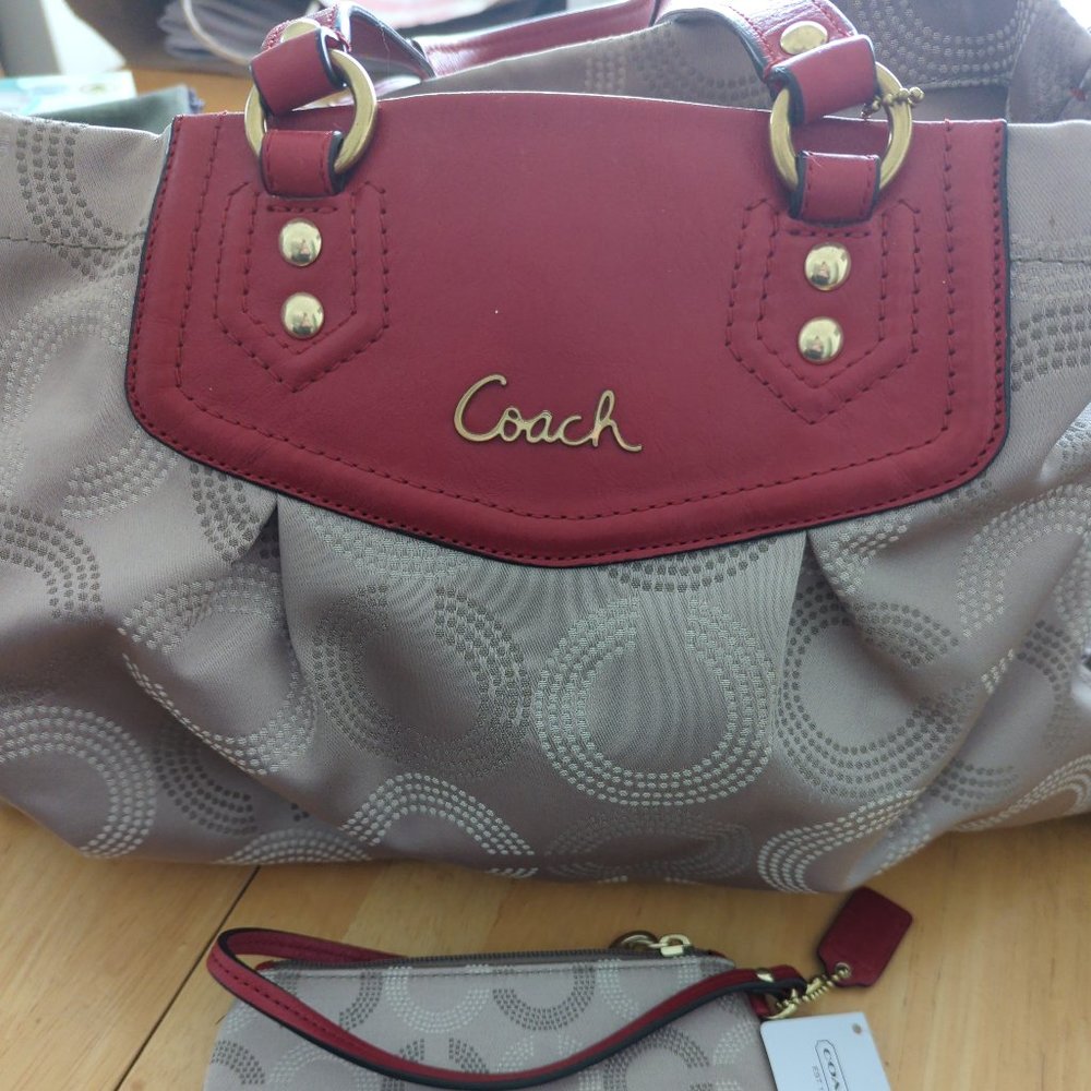 Coach handbag and wallet
